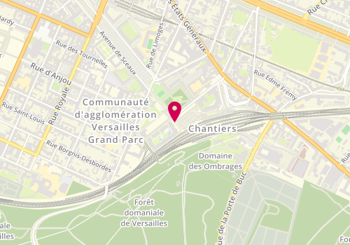 Plan de DE BASTARD Laurent, 2 Rue Alixis de Tocqueville, 78000 Versailles