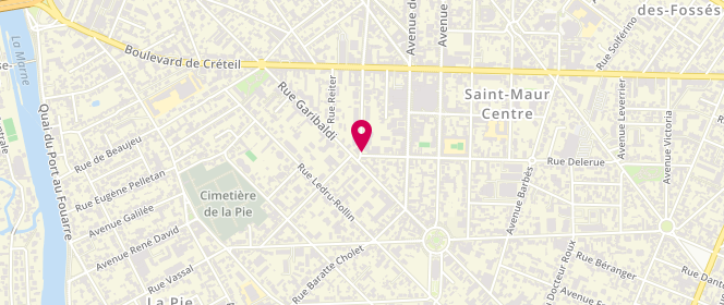 Plan de MONVILLE Marion, 21 Rue Aristide Briand, 94100 Saint-Maur-des-Fossés