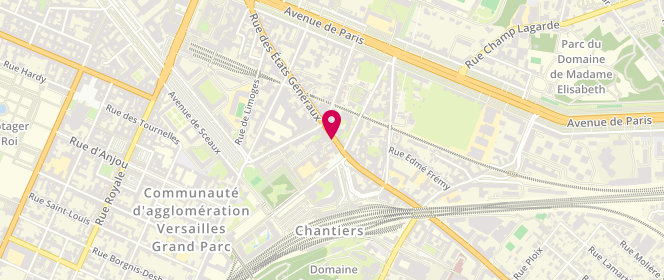 Plan de MESSAOUDI Nabil, 38 Rue des Etats Généraux, 78000 Versailles