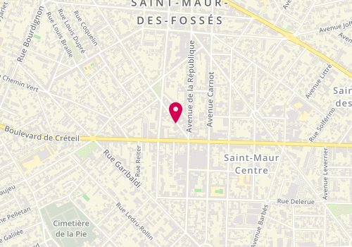 Plan de PORNET Florence, 100 Avenue du Bois Guimier, 94100 Saint-Maur-des-Fossés