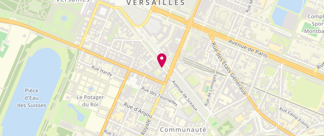 Plan de EVETTE Pascal, 10 Avenue de Sceaux, 78000 Versailles