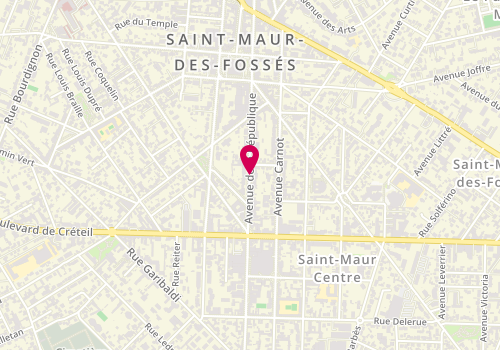 Plan de QUTOB Douaa, 53 Avenue de la Republique, 94100 Saint-Maur-des-Fossés