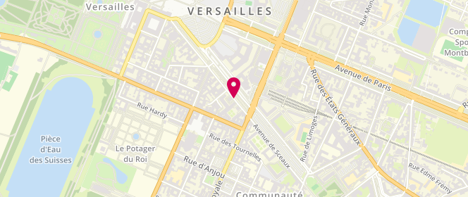 Plan de CHAUSSY Camille, 8 Avenue de Sceaux, 78000 Versailles