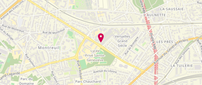 Plan de GAYRAUD Xavier, 23 Esplanade du Grand Siècle, 78000 Versailles