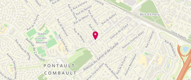 Plan de DUONG Jacques, 54 Avenue de la Republique, 77340 Pontault-Combault