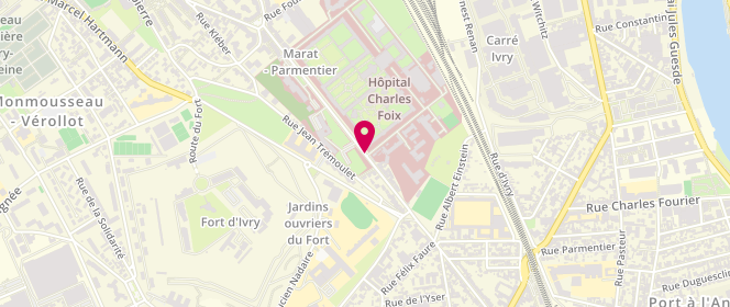 Plan de LEVASSORT Marine, 7 Avenue de la Republique, 94206 Ivry-sur-Seine