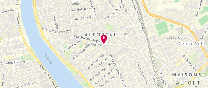 Plan de DERGHAM Pierre, 56 Rue du 14 Juillet, 94140 Alfortville