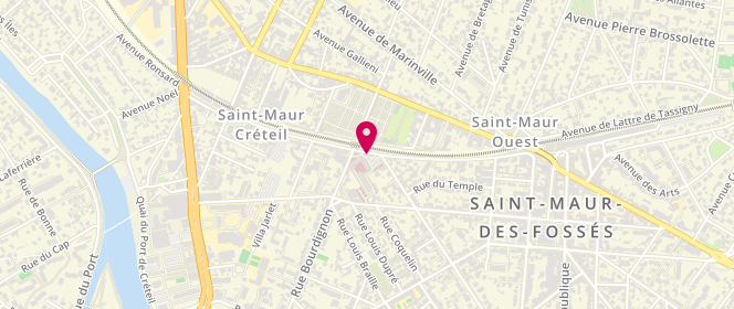 Plan de MSIKA Laetitia Claire, 48 Rue Alsace Lorraine, 94100 Saint-Maur-des-Fossés