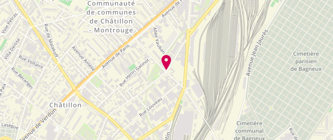 Plan de CHANDENIER Brigitte, 79 Rue Pierre Semard, 92320 Châtillon