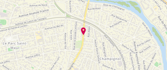 Plan de BERECOS Constantin, 98 Boulevard de Champigny, 94100 Saint-Maur-des-Fossés