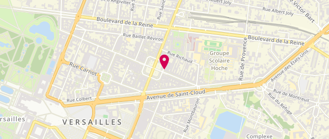 Plan de BOSSET Daphné, 10 Rue André Chénier, 78000 Versailles