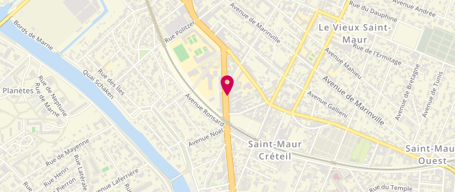 Plan de VALLOT Sophie, 23 Rue du Pont de Créteil, 94100 Saint-Maur-des-Fossés