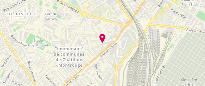 Plan de HENNOU Rachid, 20 Avenue Marcelin Berthelot, 92320 Châtillon