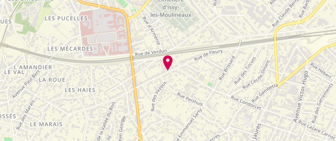 Plan de CAPUT Thierry, 50 Rue de Fleury, 92140 Clamart