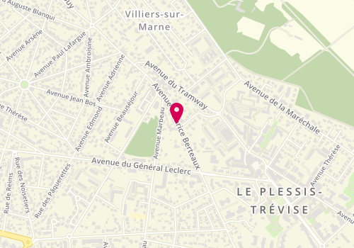 Plan de HASSOUN Laurent, 20 Avenue Maurice Berteaux, 94420 Le Plessis-Trévise