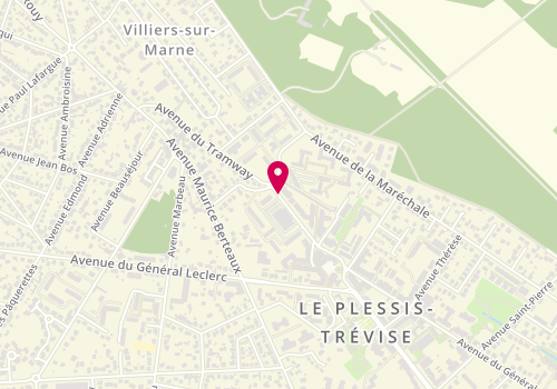 Plan de MOTTEAU Sylvie, 1 Bis Avenue Ardouin, 94420 Le Plessis-Trévise