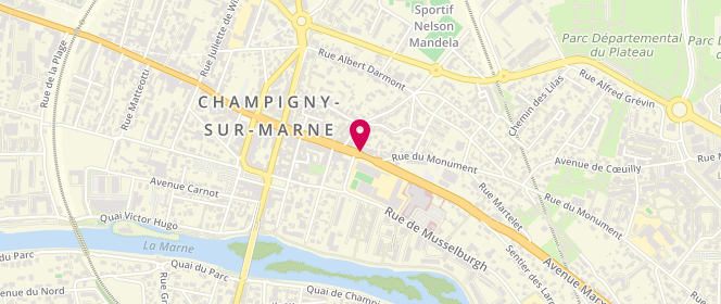Plan de BOITEUX Jean-Marie, 85 Rue Louis Talamoni, 94500 Champigny-sur-Marne