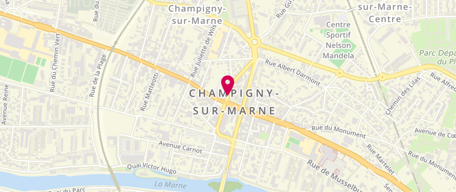 Plan de SASPORTAS Samy, 1 Rue Dupertuis, 94500 Champigny-sur-Marne