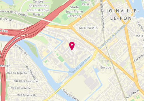 Plan de BELIN Florine, 6 Place Montgolfier, 94410 Saint-Maurice