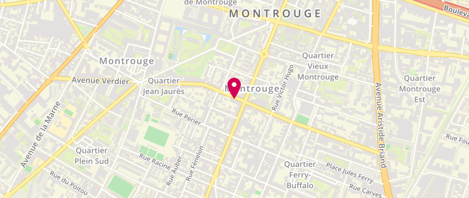 Plan de DEBBASCH Jean Marc, 31 Avenue Verdier, 92120 Montrouge