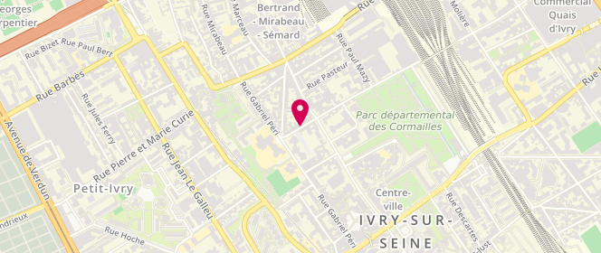 Plan de MALFAIT Josette, 15 Rue Ledru Rollin, 94200 Ivry-sur-Seine