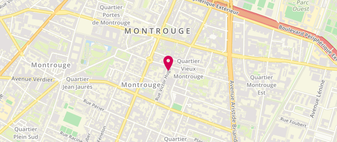 Plan de DEBERNARDI Marc, 3 Rue Victor Hugo, 92120 Montrouge