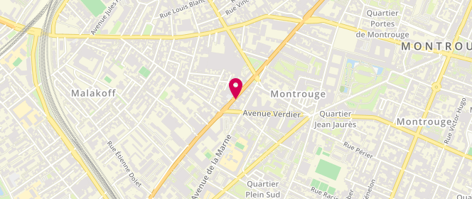 Plan de MARCO-BONNET Josefina, 135 Avenue Pierre Brossolette, 92120 Montrouge