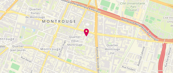 Plan de MARTIN Coline, 5 Rue Amaury Duval, 92120 Montrouge