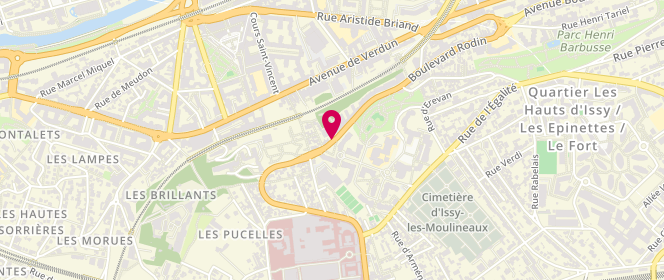 Plan de TRESCAZES Thierry, 82 Boulevard Rodin, 92130 Issy-les-Moulineaux