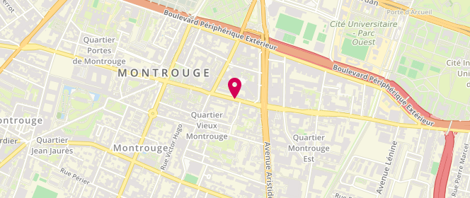 Plan de BOUSTANI François, 10 Rue Gabriel Péri, 92120 Montrouge