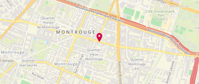 Plan de DE REVIERS Ophélie, 16 Rue Gabriel Péri, 92120 Montrouge