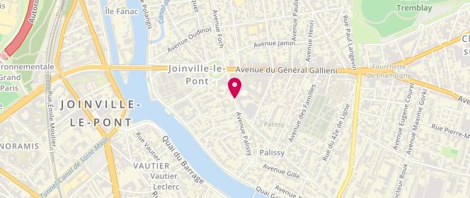 Plan de QUINTANEIRO Sylvie, 5 Avenue du President Wilson, 94340 Joinville-le-Pont