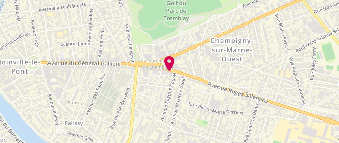 Plan de GOUBET Marc, 32 Avenue Roger Salengro, 94500 Champigny-sur-Marne