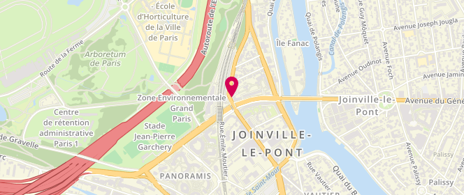 Plan de ATTYASSE-ARFI Claude, 1 Avenue Jean Jaurès, 94340 Joinville-le-Pont