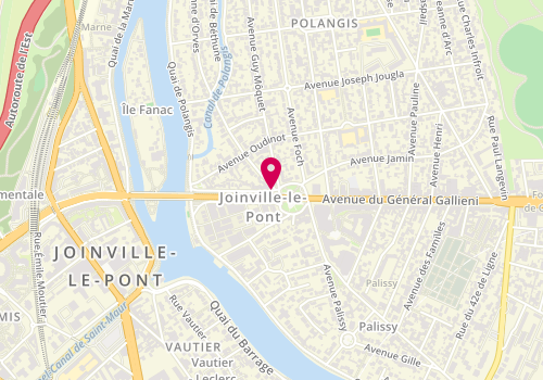 Plan de SEVIN-PICARD Martine, 33 Rue du Port, 94340 Joinville-le-Pont