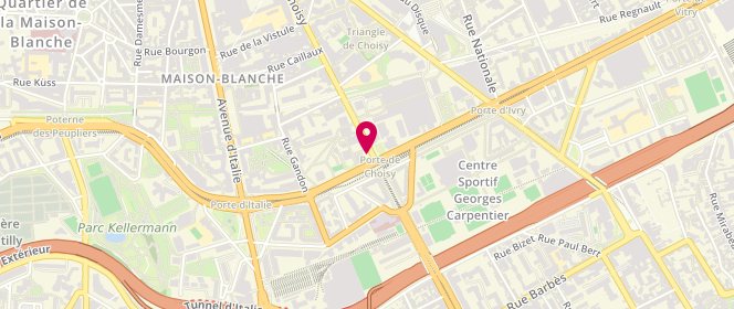 Plan de GRUTER-TADAULT Christa, 3 Avenue de Choisy, 75013 Paris