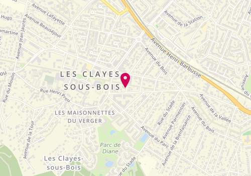 Plan de MASSIAS Xavier-Dominique, 1 Avenue du Commerce, 78340 Les Clayes-sous-Bois