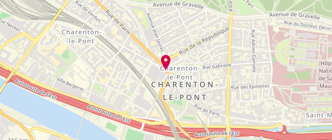 Plan de SCHAMA Clarisse, 71 Rue de Paris, 94220 Charenton-le-Pont