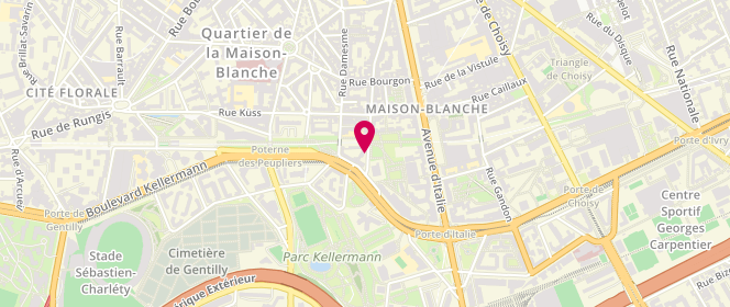Plan de KREUTZ Mihaela Délia, 66 Rue du Moulin de la Pointe, 75013 Paris