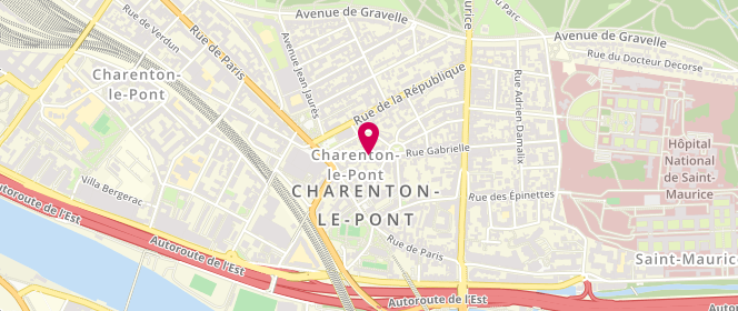 Plan de ASSARAF Eric, 17 Rue Gabrielle, 94220 Charenton-le-Pont