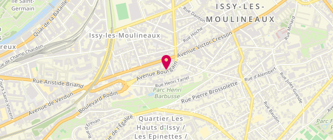 Plan de MURATYAN Edouard, 10 Avenue Bourgain, 92130 Issy-les-Moulineaux