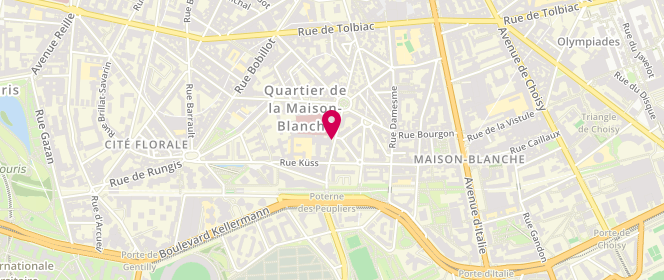Plan de FRYDE Jacques, 28 Rue des Peupliers, 75013 Paris