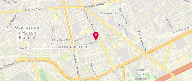 Plan de HUYNH Tri-Liet, 2 Bis Rue Caillaux, 75013 Paris