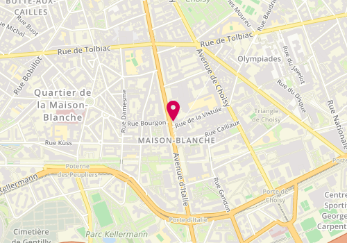 Plan de KONQUI Serge, 103 Avenue d'Italie, 75013 Paris