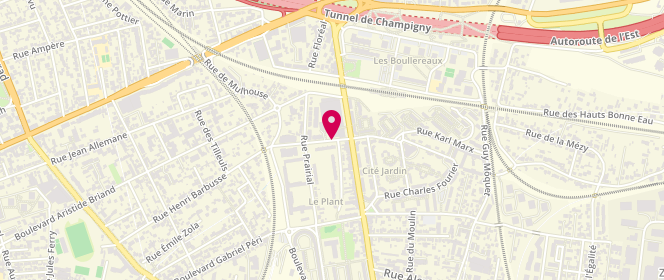 Plan de SALTAS-DABIJA Tatiana, 6 Rue Germinal, 94500 Champigny-sur-Marne