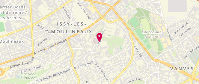Plan de SAKER Loukbi, 10 Rue Minard, 92130 Issy-les-Moulineaux