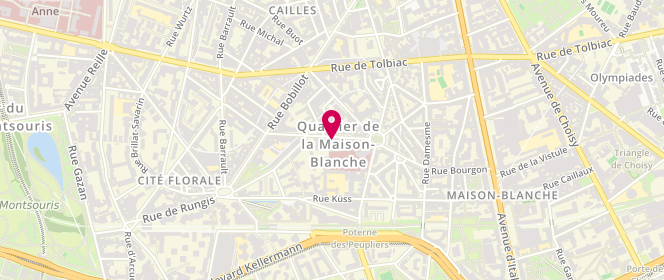 Plan de ABIB Robert, 74 Rue de la Colonie, 75013 Paris