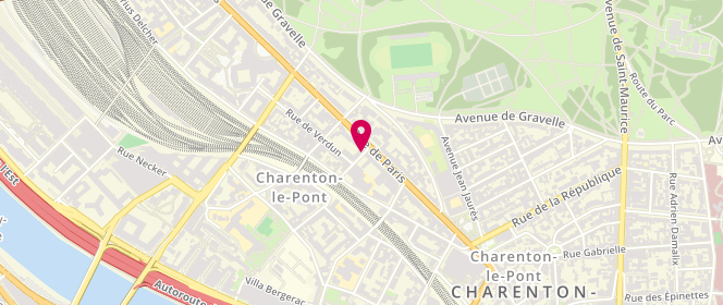 Plan de LAHALLE Sophie, 9 Rue Nocard, 94220 Charenton-le-Pont
