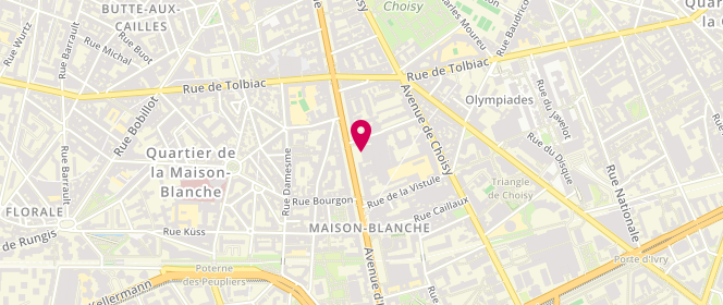 Plan de Félix-RAVELO MARYLISA, 85 Avenue d'Italie, 75013 Paris