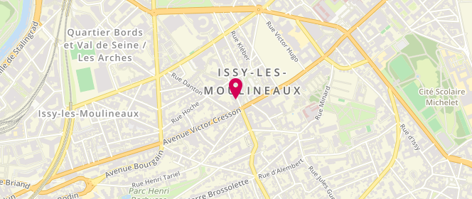 Plan de GUIBE Clotilde, 34 Rue Diderot, 92130 Issy-les-Moulineaux